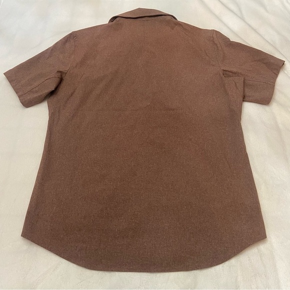lululemon athletica Brown Casual Button Down Shirt - Picture 8 of 10